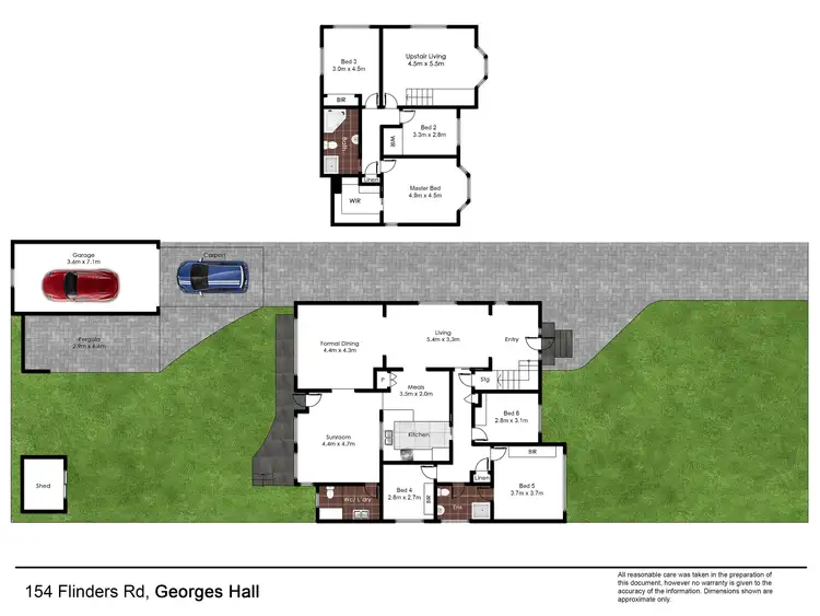 Floorplan of Homely house listing, 154 Flinders Road, Georges Hall NSW 2198