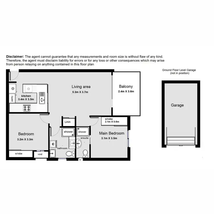 Floorplan of Homely apartment listing, 8/111 Wellington Road, East Brisbane QLD 4169