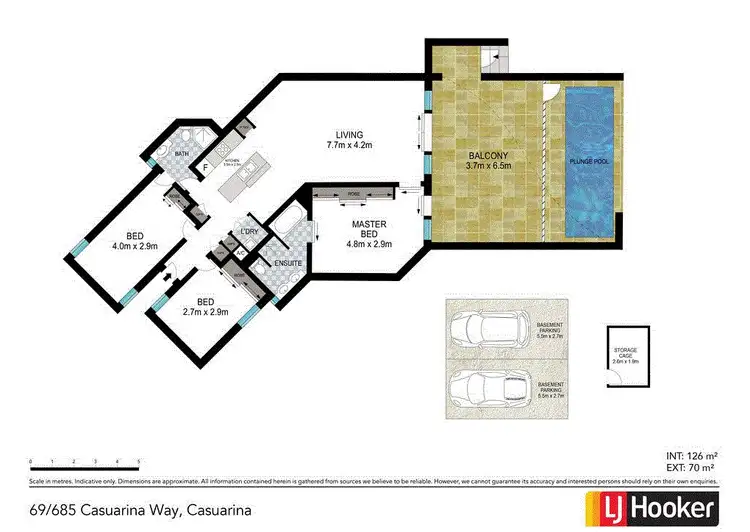 Floorplan of Homely unit listing, 69/685 Casuarina Way, Casuarina NSW 2487
