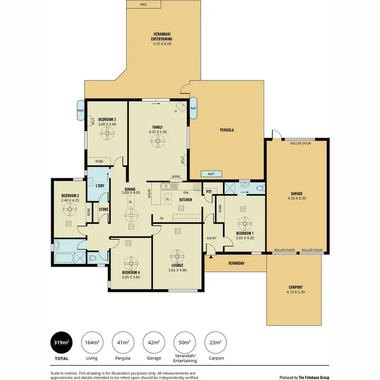 Floorplan of Homely house listing, 12 Yera Court, Munno Para SA 5115