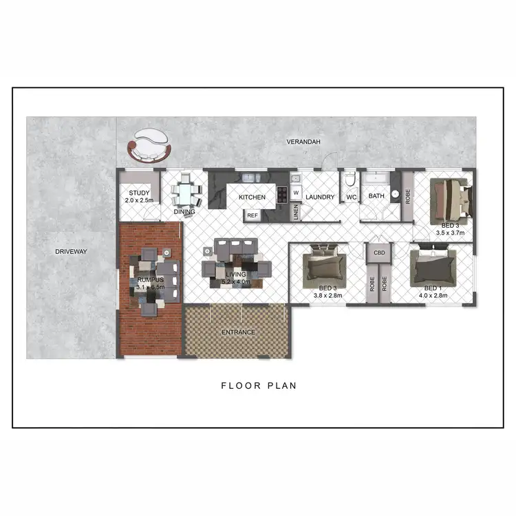 Floorplan of Homely house listing, 5 Douglas Street, Parap NT 820