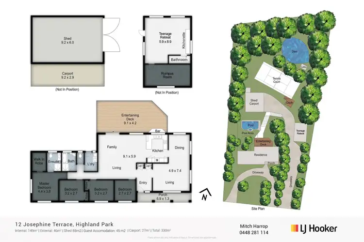 Floorplan of Homely house listing, 12 Josephine Terrace, Highland Park QLD 4211