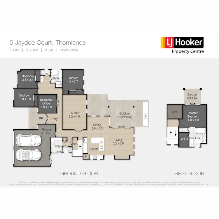 Floorplan of Homely house listing, 5 Jaydee Court, Thornlands QLD 4164