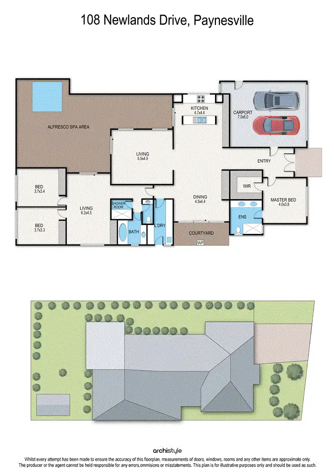 Floorplan of Homely house listing, 108 Newlands Drive, Paynesville VIC 3880