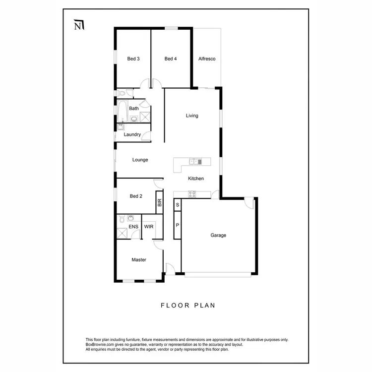 Floorplan of Homely house listing, 58 Beachview Parade, Point Cook VIC 3030