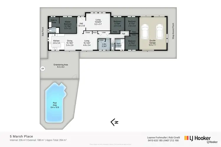 Floorplan of Homely house listing, 5 Marsh Place, Currumbin Valley QLD 4223