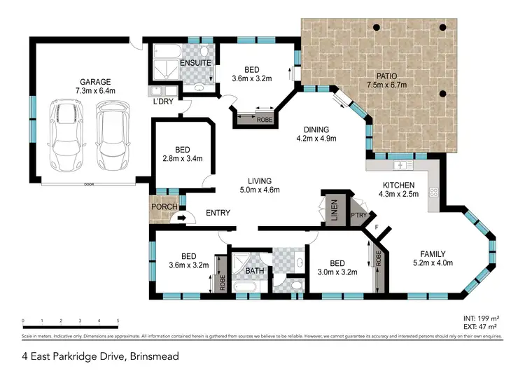Floorplan of Homely house listing, 4 East Parkridge Drive, Brinsmead QLD 4870