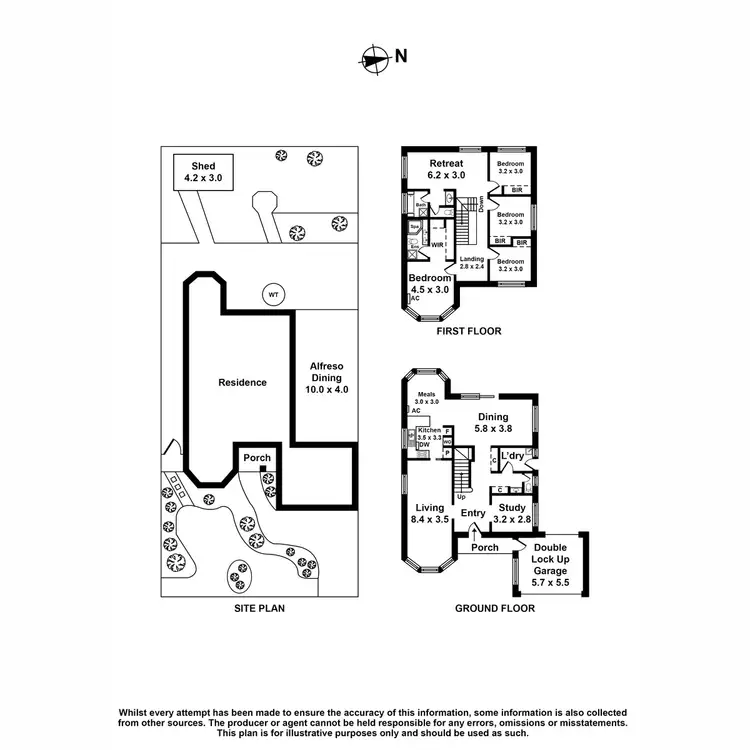 Floorplan of Homely house listing, 34 William Leake Avenue, Seabrook VIC 3028