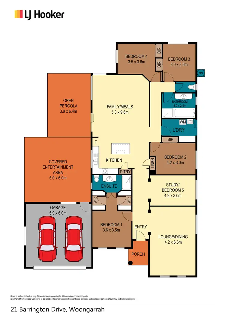 Floorplan of Homely house listing, 21 Barrington Drive, Woongarrah NSW 2259