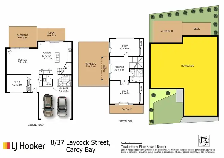 Floorplan of Homely unit listing, 8/37 Laycock Street, Carey Bay NSW 2283