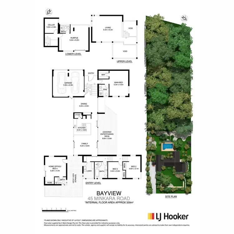 Floorplan of Homely house listing, 45 Minkara Road, Bayview NSW 2104