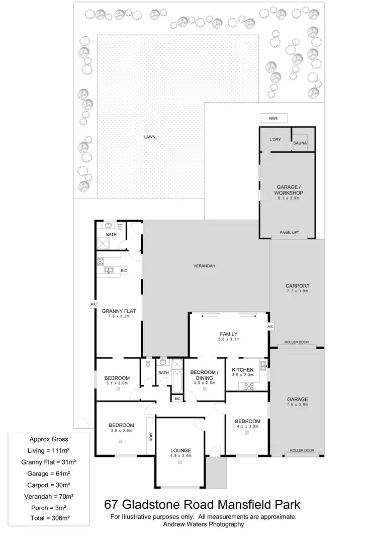 Floorplan of Homely house listing, 67 Gladstone Road, Mansfield Park SA 5012