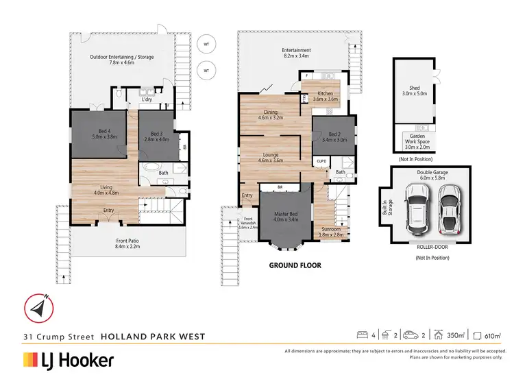 Floorplan of Homely house listing, 31 Crump Street, Holland Park West QLD 4121