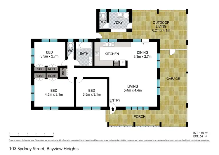 Floorplan of Homely house listing, 103 Sydney Street, Bayview Heights QLD 4868
