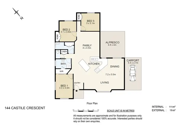 Floorplan of Homely house listing, 144 Castile Crescent, Edens Landing QLD 4207