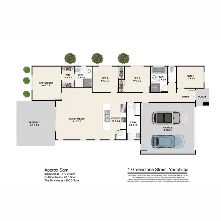 Floorplan of Homely house listing, 1 Greenstone Street, Yarrabilba QLD 4207