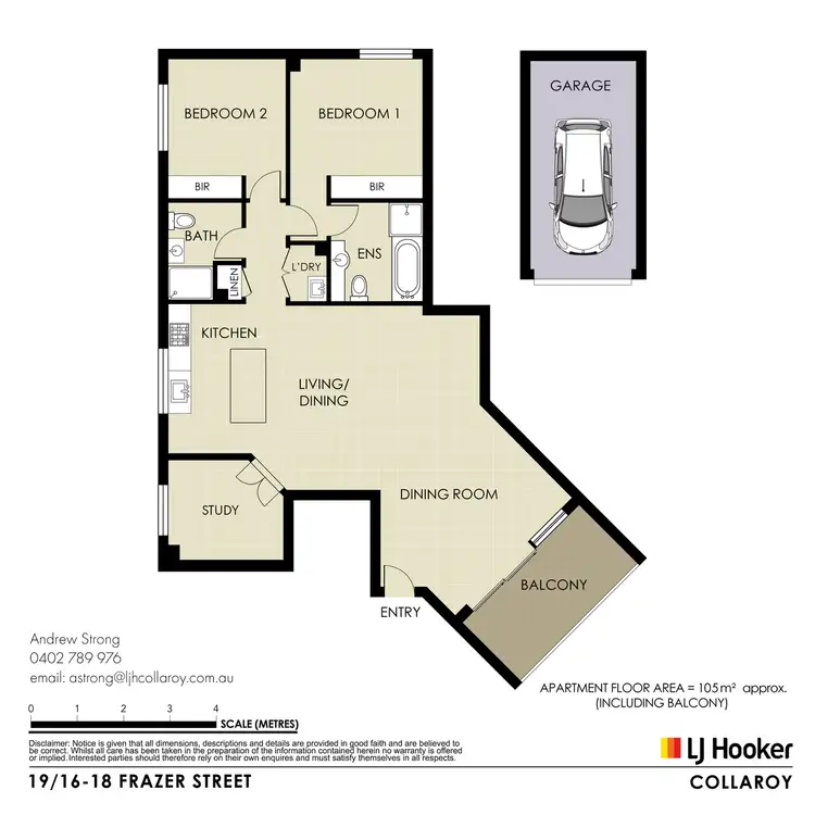 Floorplan of Homely apartment listing, 19/16-18 Frazer Street, Collaroy NSW 2097