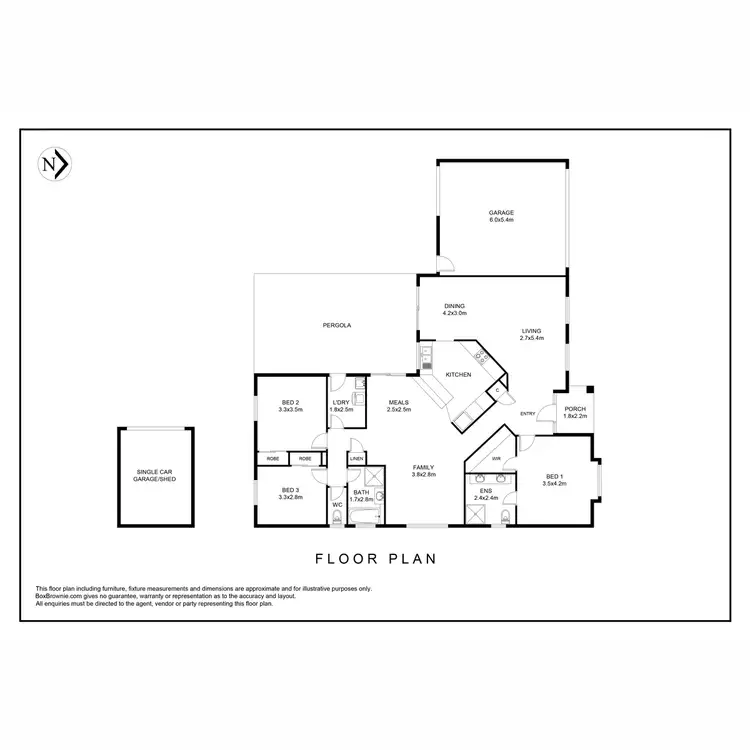 Floorplan of Homely house listing, 7 Fullard Close, Point Cook VIC 3030