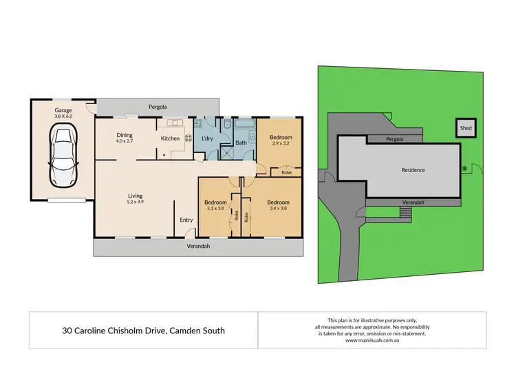 Floorplan of Homely house listing, 30 Caroline Chisholm Drive, Camden South NSW 2570