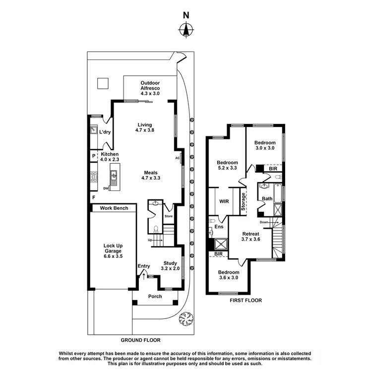 Floorplan of Homely townhouse listing, 16 Admiralty Lane, Sydenham VIC 3037