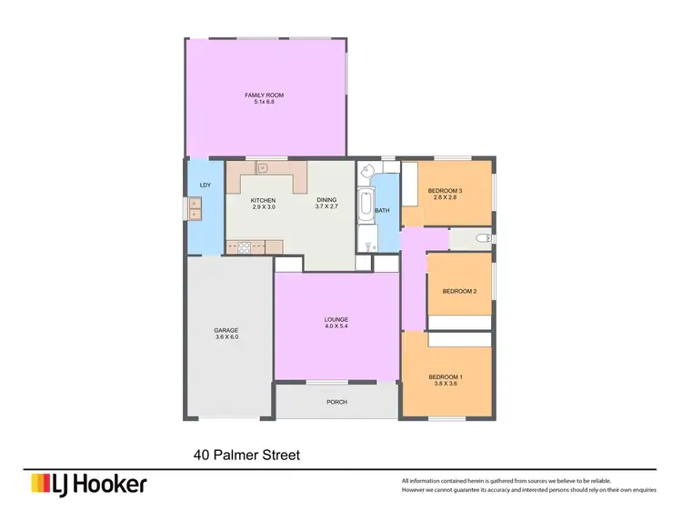 Floorplan of Homely house listing, 40 Palmer Street, Allenstown QLD 4700