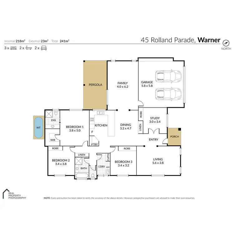Floorplan of Homely house listing, 45 Rolland Parade, Warner QLD 4500