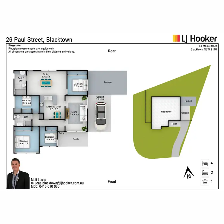 Floorplan of Homely house listing, 26 Paul Street, Blacktown NSW 2148