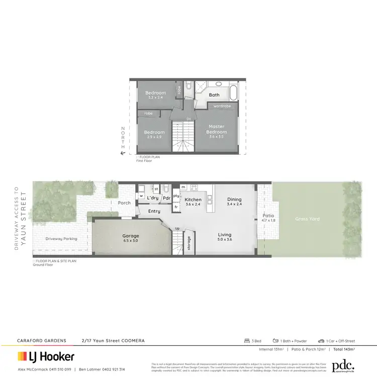Floorplan of Homely townhouse listing, 2/17 Yaun Street, Coomera QLD 4209