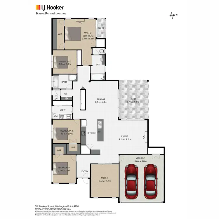 Floorplan of Homely house listing, 70 Starkey Street, Wellington Point QLD 4160