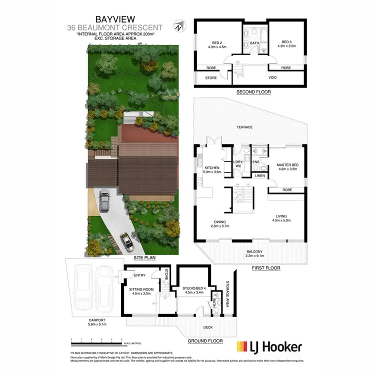 Floorplan of Homely house listing, 36 Beaumont Crescent, Bayview NSW 2104