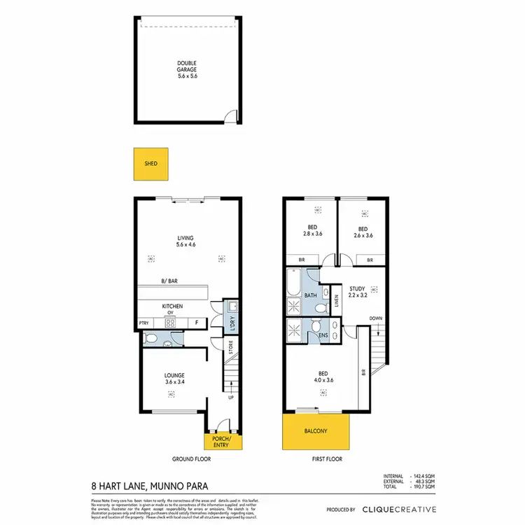 Floorplan of Homely house listing, 8 Hart Lane, Munno Para SA 5115