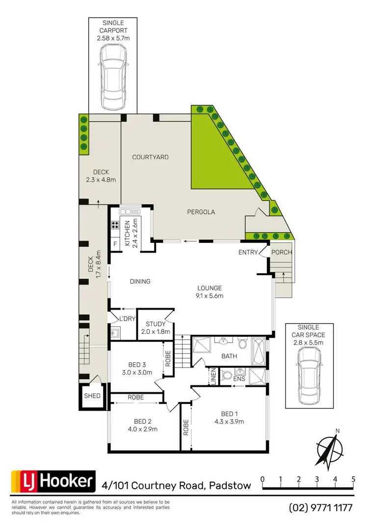 Floorplan of Homely villa listing, 4/101-103 Courtney Road, Padstow NSW 2211