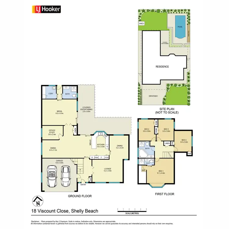 Floorplan of Homely house listing, 18 Viscount Close, Shelly Beach NSW 2261