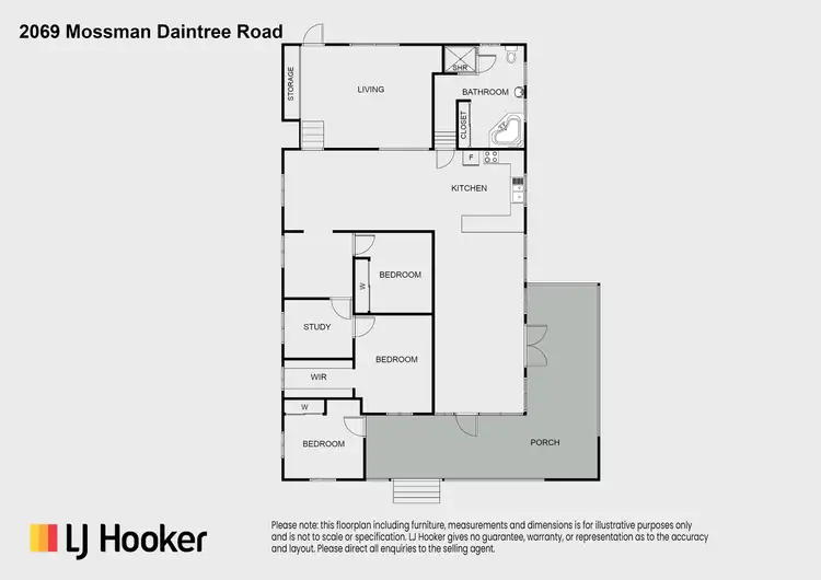 Floorplan of Homely house listing, 2069 Mossman Daintree Road, Wonga Beach QLD 4873