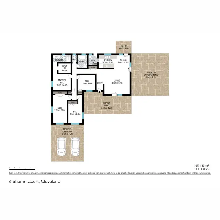 Floorplan of Homely house listing, 6 Sherrin Court, Cleveland QLD 4163