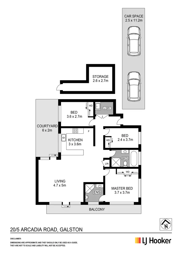 Floorplan of Homely house listing, 20/5 Arcadia Road, Galston NSW 2159