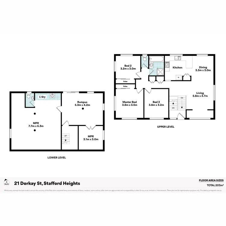 Floorplan of Homely house listing, 21 Dorkay Street, Stafford Heights QLD 4053