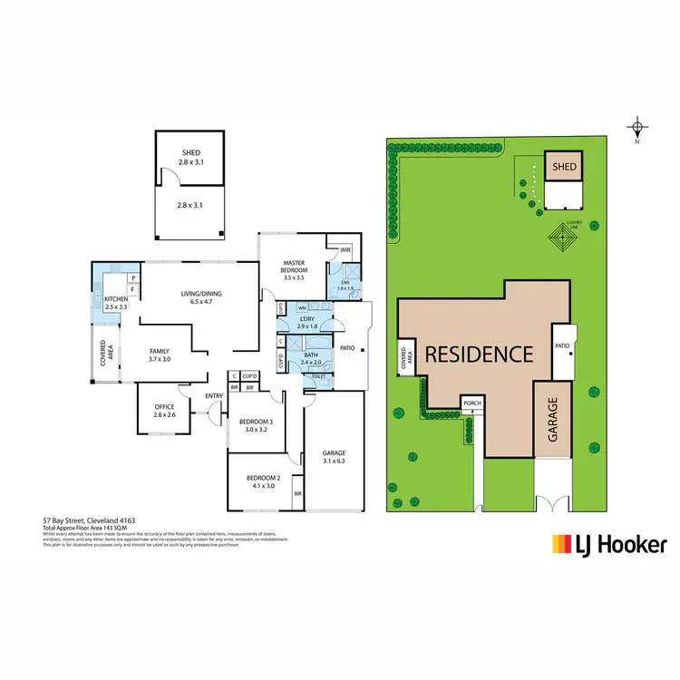 Floorplan of Homely house listing, 57 Bay Street, Cleveland QLD 4163