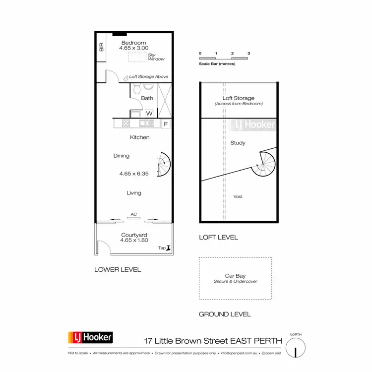 Floorplan of Homely apartment listing, 17 Little Brown Street, East Perth WA 6004