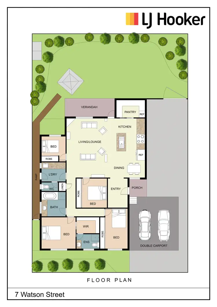 Floorplan of Homely house listing, 7 Watson Street, Young NSW 2594
