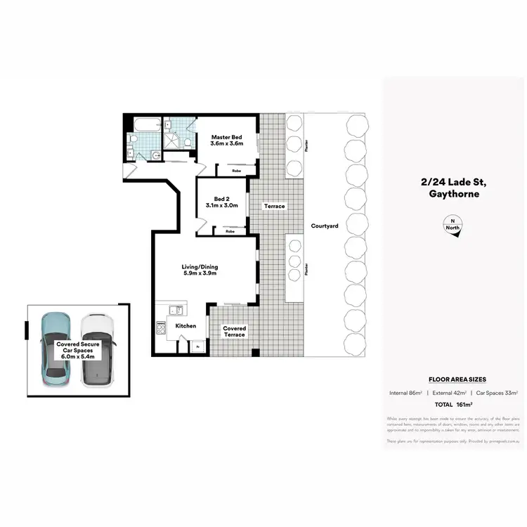 Floorplan of Homely apartment listing, 2/26 Lade Street, Gaythorne QLD 4051
