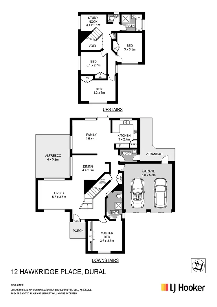 Floorplan of Homely house listing, 12 Hawkridge Place, Dural NSW 2158