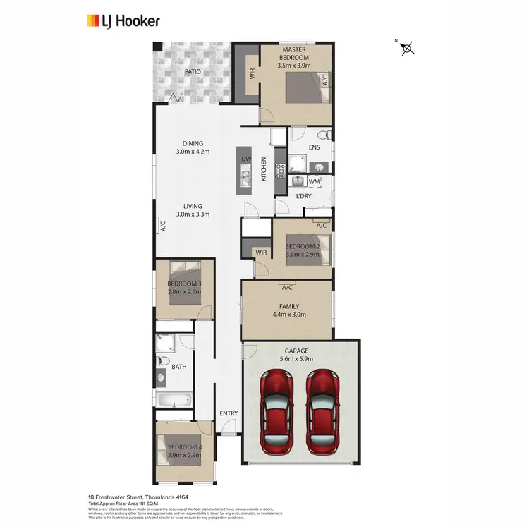 Floorplan of Homely house listing, 18 Freshwater Street, Thornlands QLD 4164