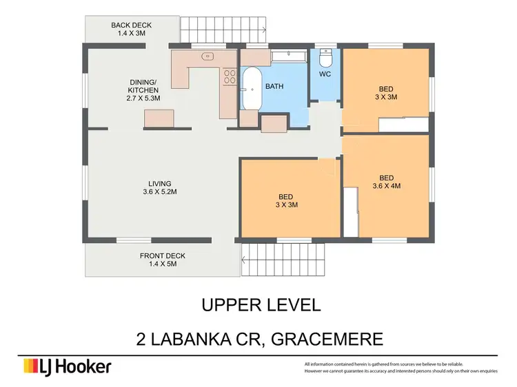 Floorplan of Homely house listing, 2 Labanka Crescent, Gracemere QLD 4702
