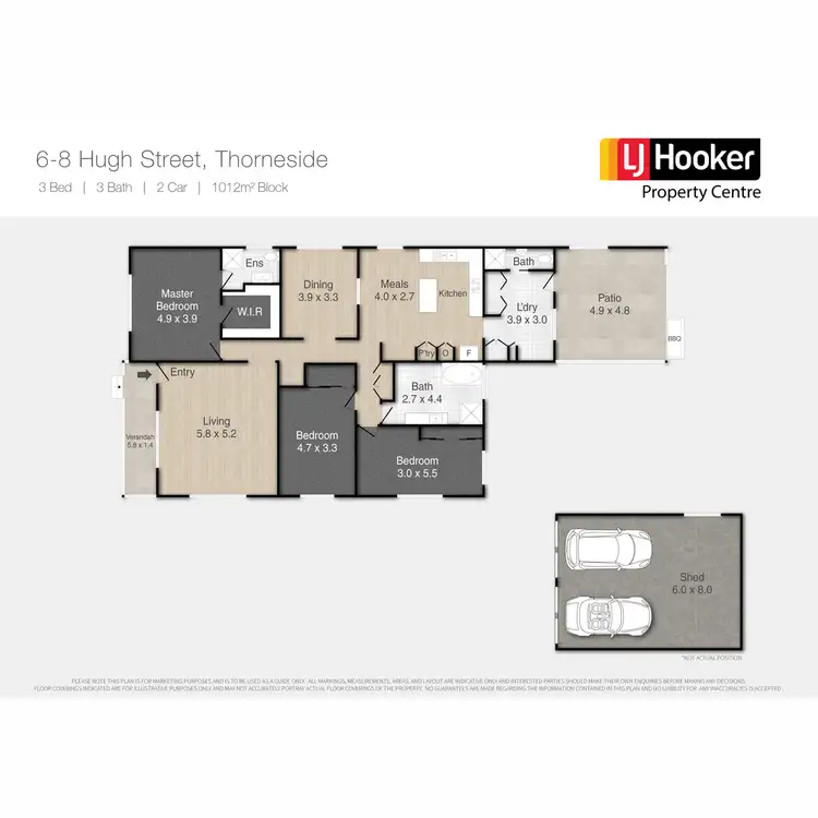 Floorplan of Homely house listing, 6-8 Hugh Street, Thorneside QLD 4158