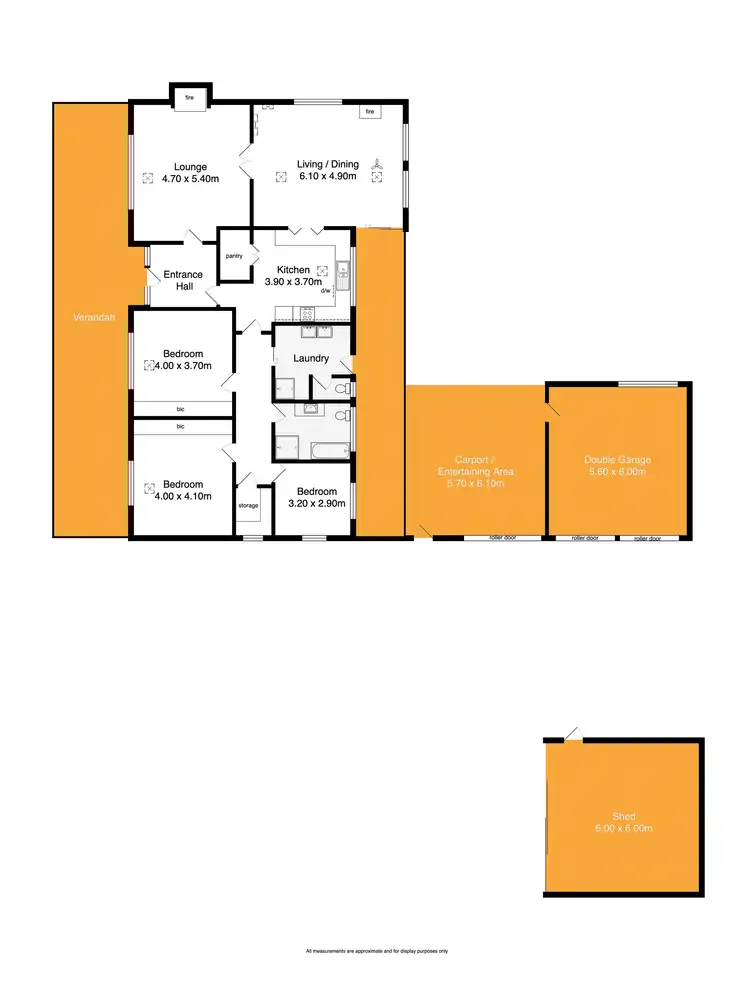 Floorplan of Homely house listing, 3-5 Edmund Street, Normanville SA 5204