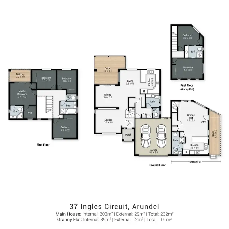 Floorplan of Homely house listing, 37 Ingles Circuit, Arundel QLD 4214