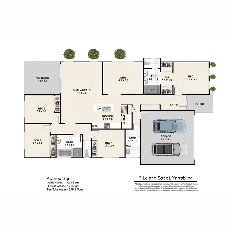 Floorplan of Homely house listing, 7 Leland Street, Yarrabilba QLD 4207