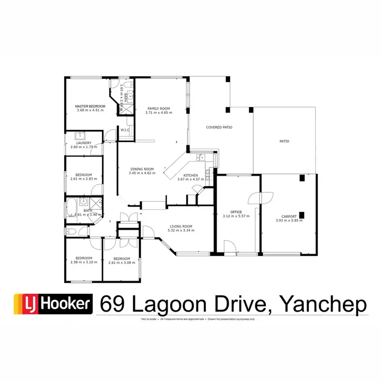 Floorplan of Homely house listing, 69 Lagoon Drive, Yanchep WA 6035
