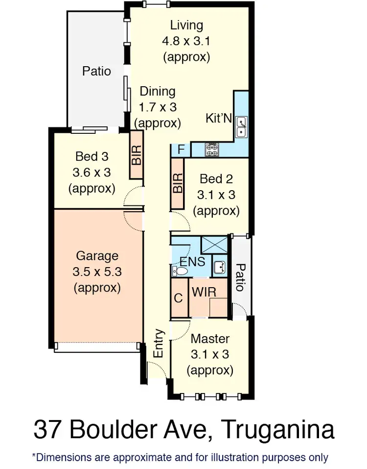 Floorplan of Homely house listing, 37 Boulder Avenue, Truganina VIC 3029